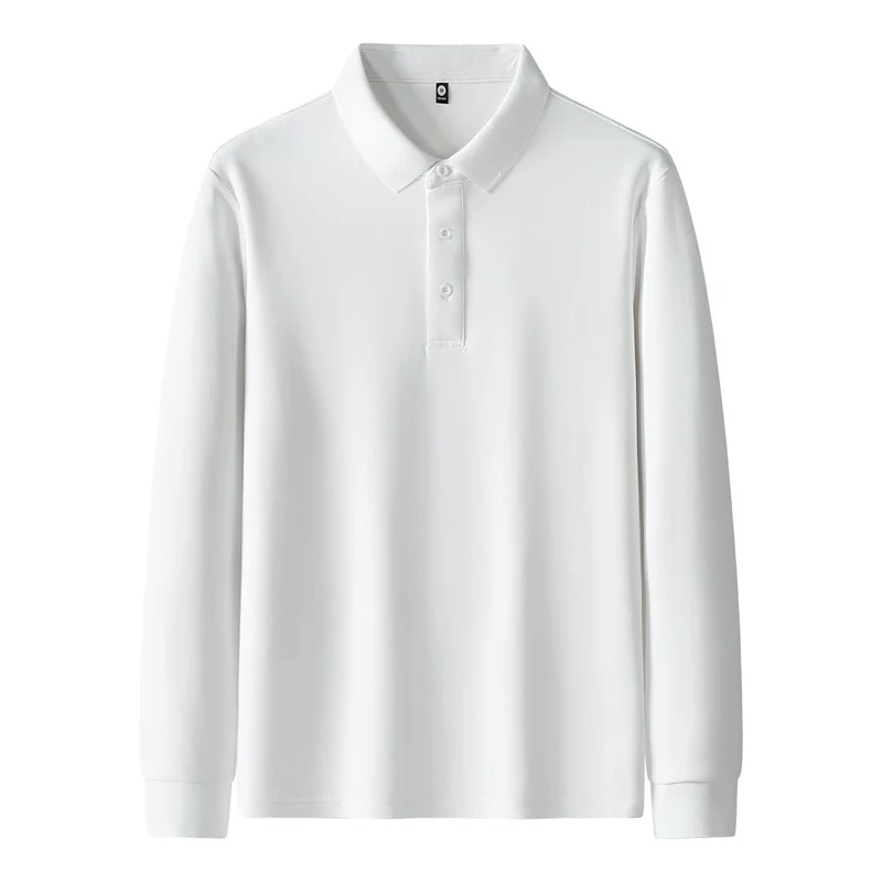 Damen Poloshirt mit langem Arm und Knopfdetails Drune
