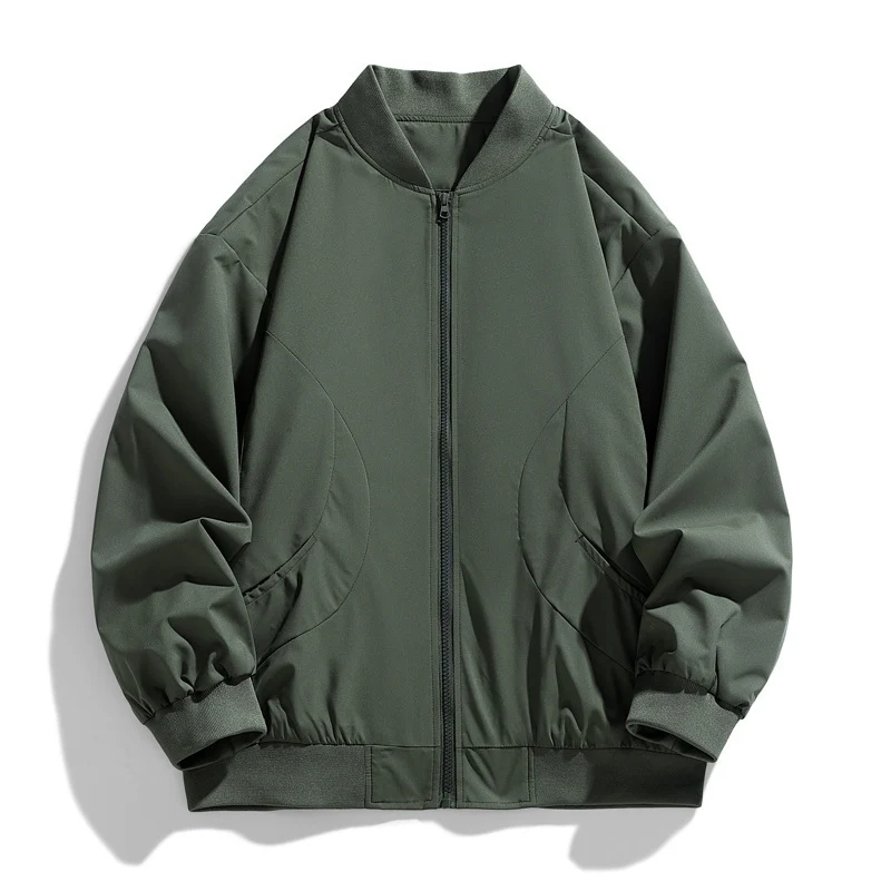Damen Modische Übergangsjacke mit hohem Kragen Drune