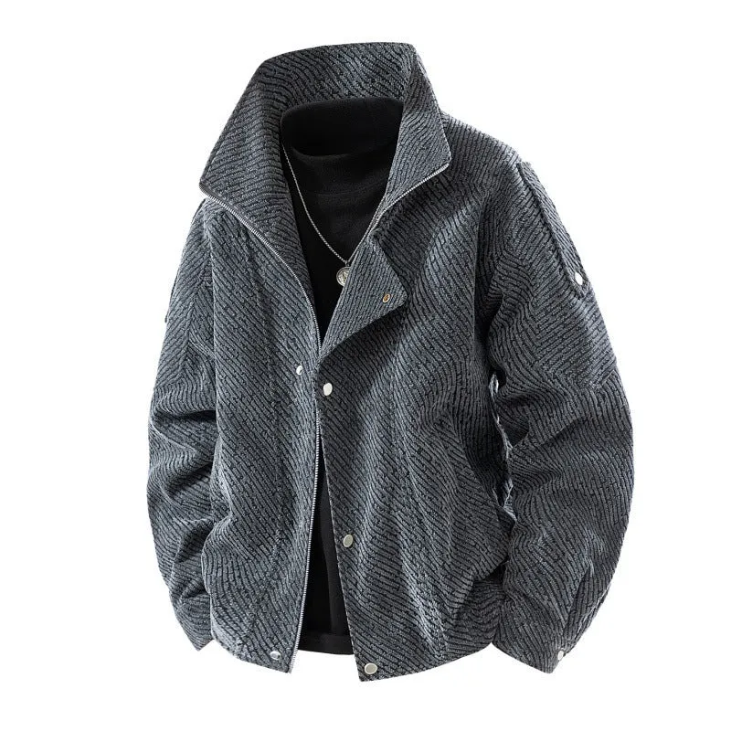 Damen Modische Steppjacke mit hohem Kragen Drune