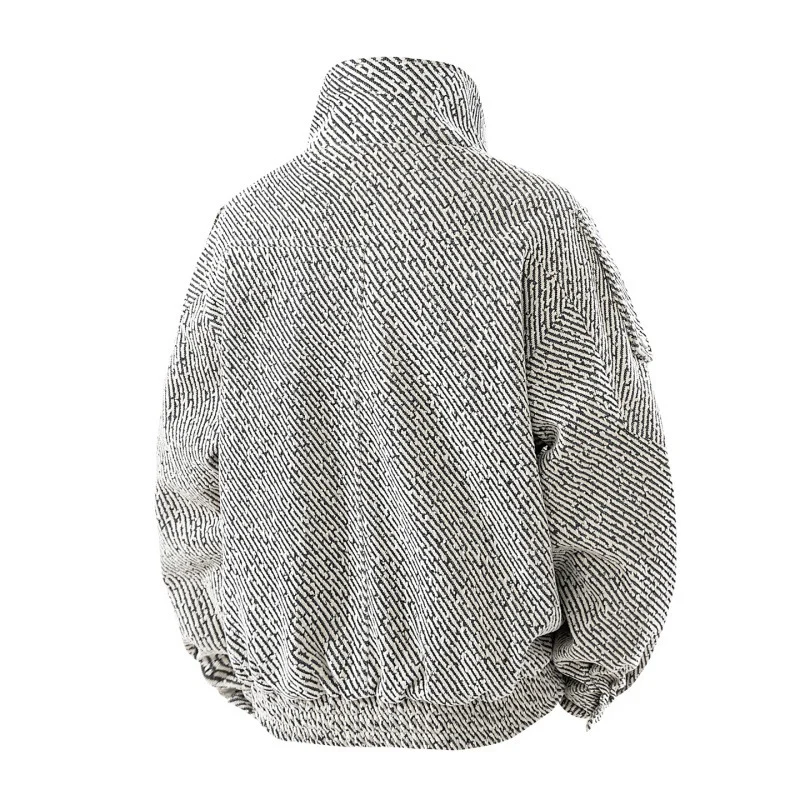Damen Modische Steppjacke mit hohem Kragen Drune
