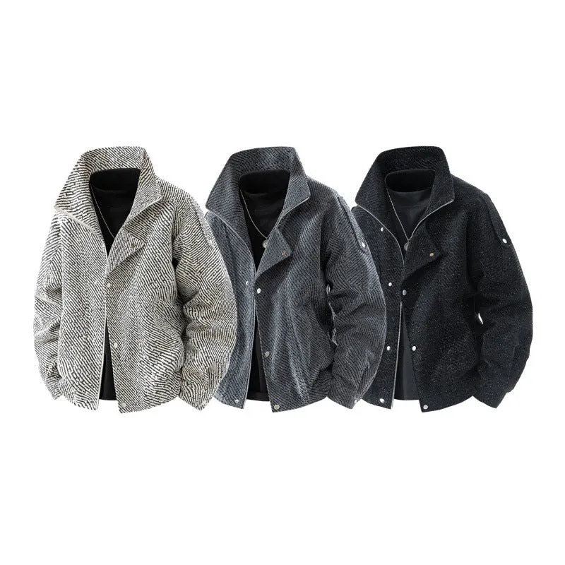 Damen Modische Steppjacke mit hohem Kragen Drune