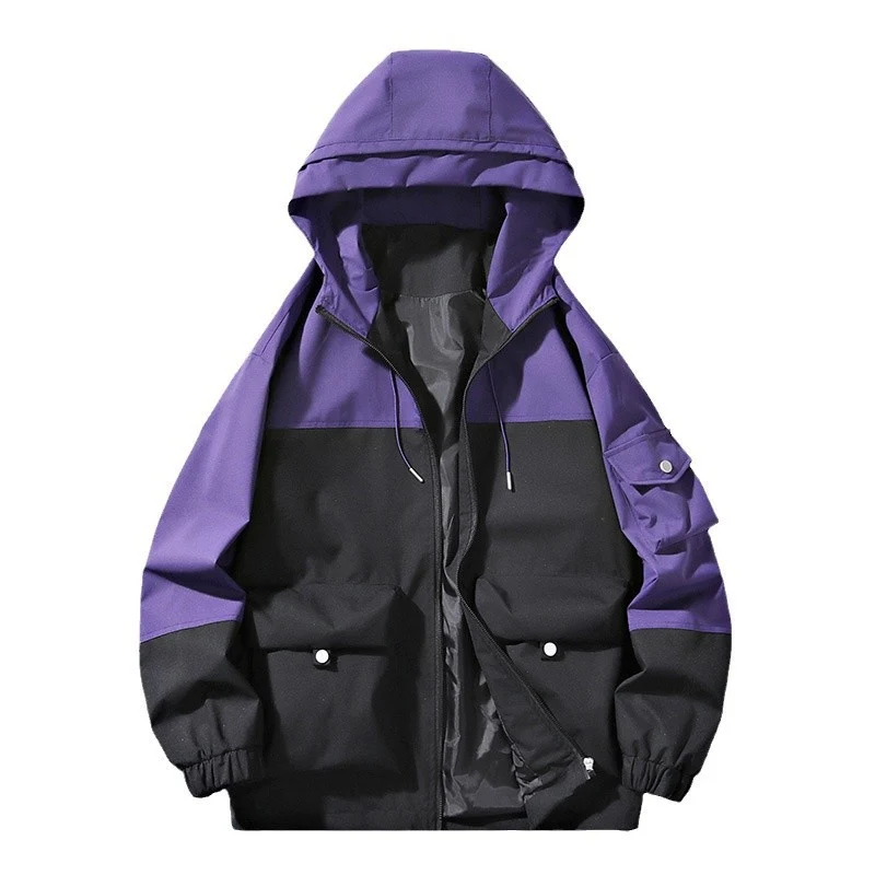 Damen Modische Freizeitjacke mit hohem Kragen Drune