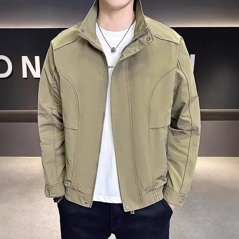 Herren Freizeitjacke mit hohem Kragen Drune