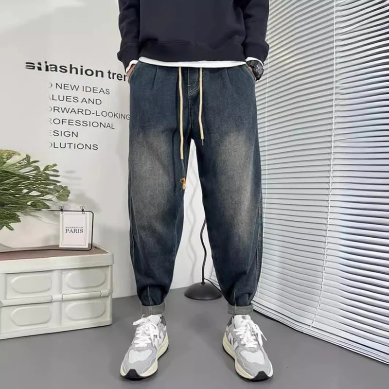 Herren Einzigartige Ripped Denim Jeans Drune