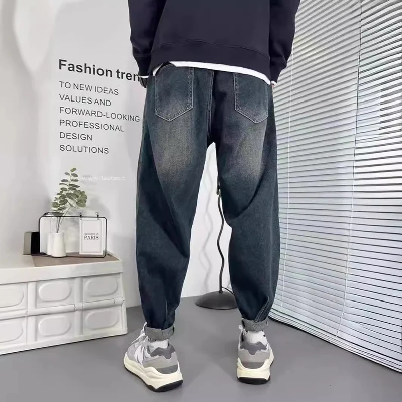 Herren Einzigartige Ripped Denim Jeans Drune