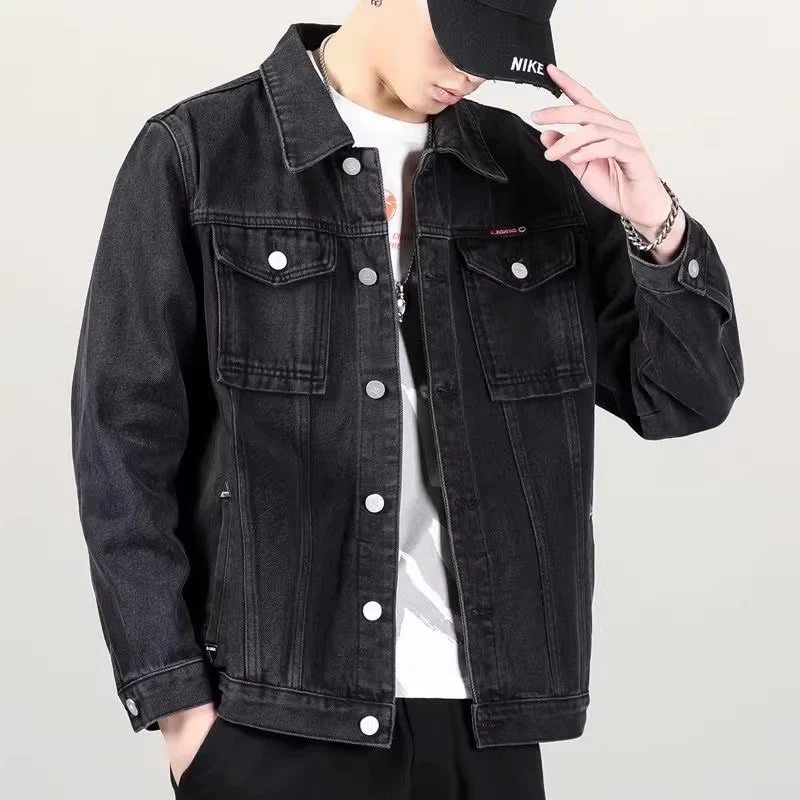 Herren Denimjacke im klassischen Design Drune