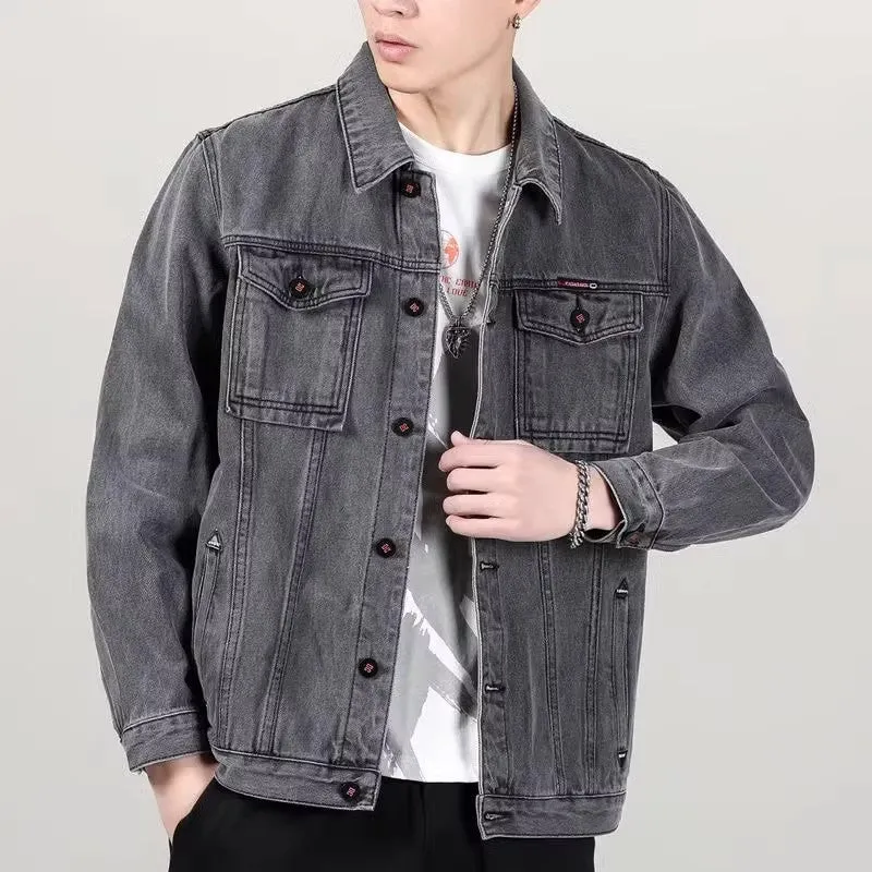 Herren Denimjacke im klassischen Design Drune