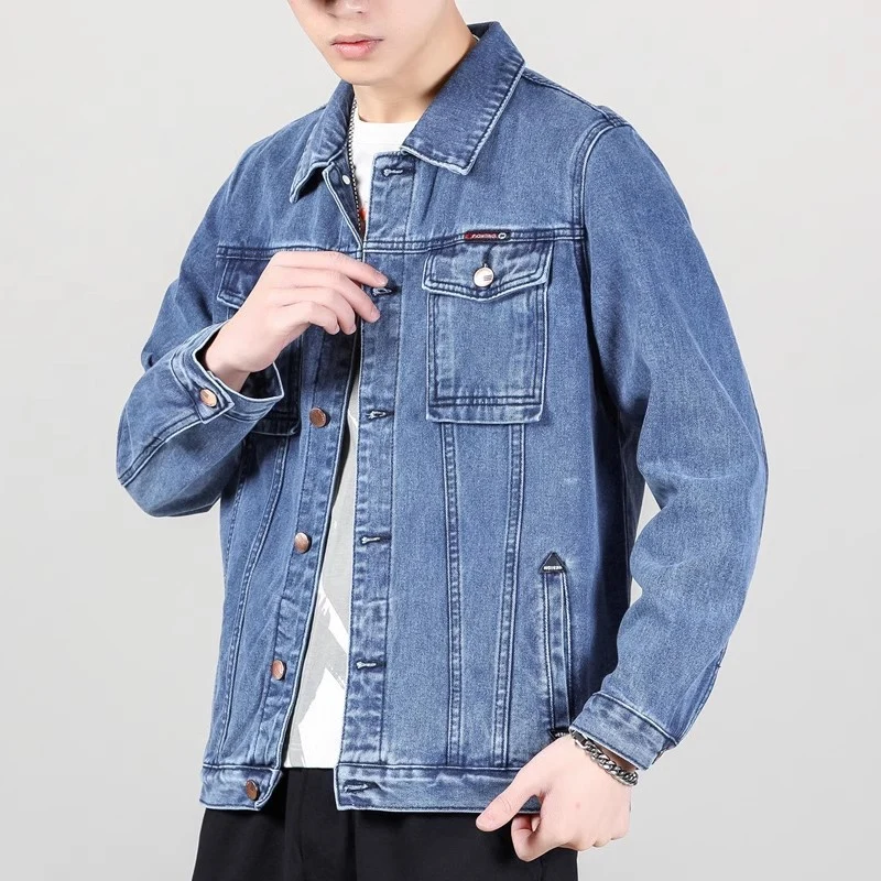Herren Denimjacke im klassischen Design Drune
