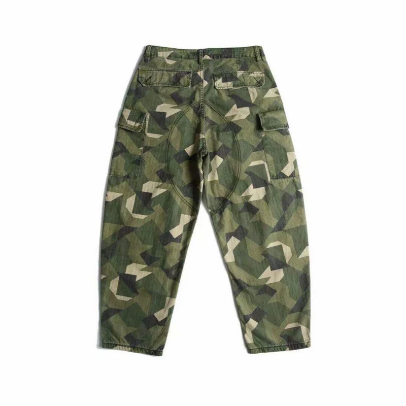 Herren Cargohose mit modernem Camouflage-Muster Drune