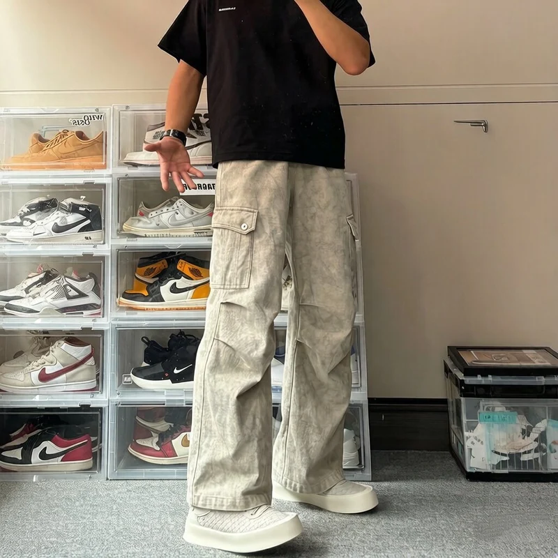 Herren Cargo-Hose mit multifunktionalen Seitentaschen Drune