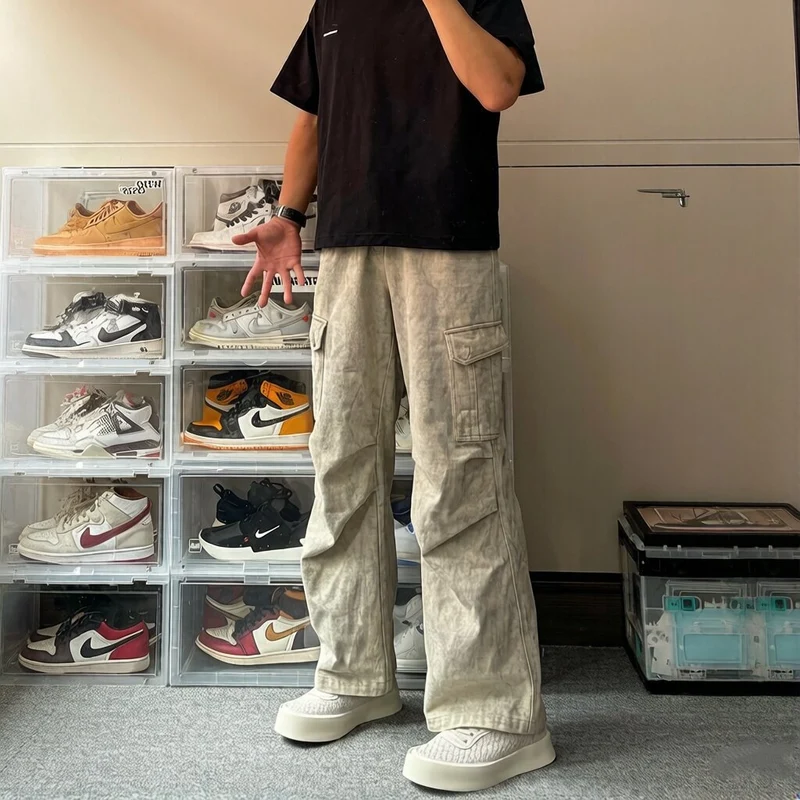 Herren Cargo-Hose mit multifunktionalen Seitentaschen Drune