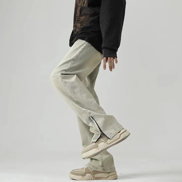 Herren Bequeme und lässige weit geschnittene Jeans Drune