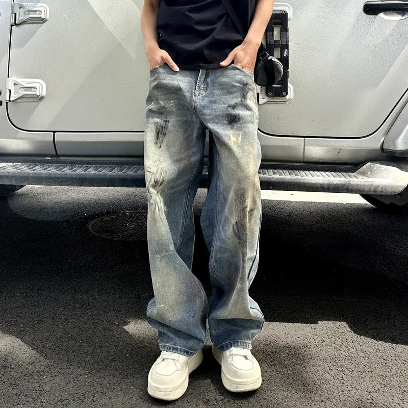 Herren Bequeme und lässige Relaxed-Fit Jeans Drune
