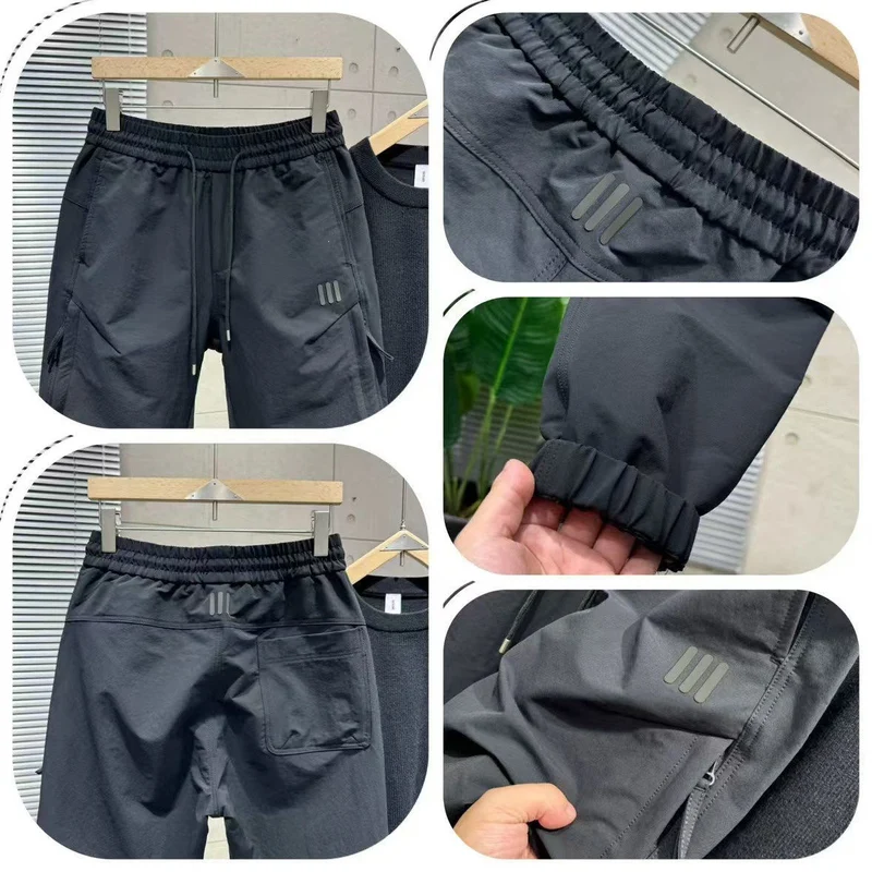Herren Bequeme Sporthose mit Seitentaschen Drune