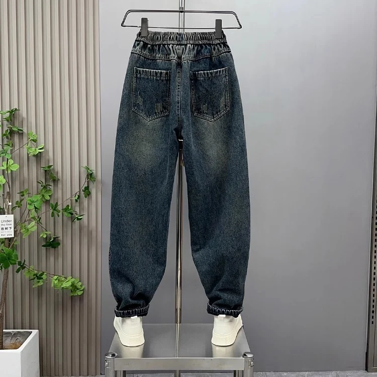 Herren Bequeme Relaxed Fit Jeans Drune