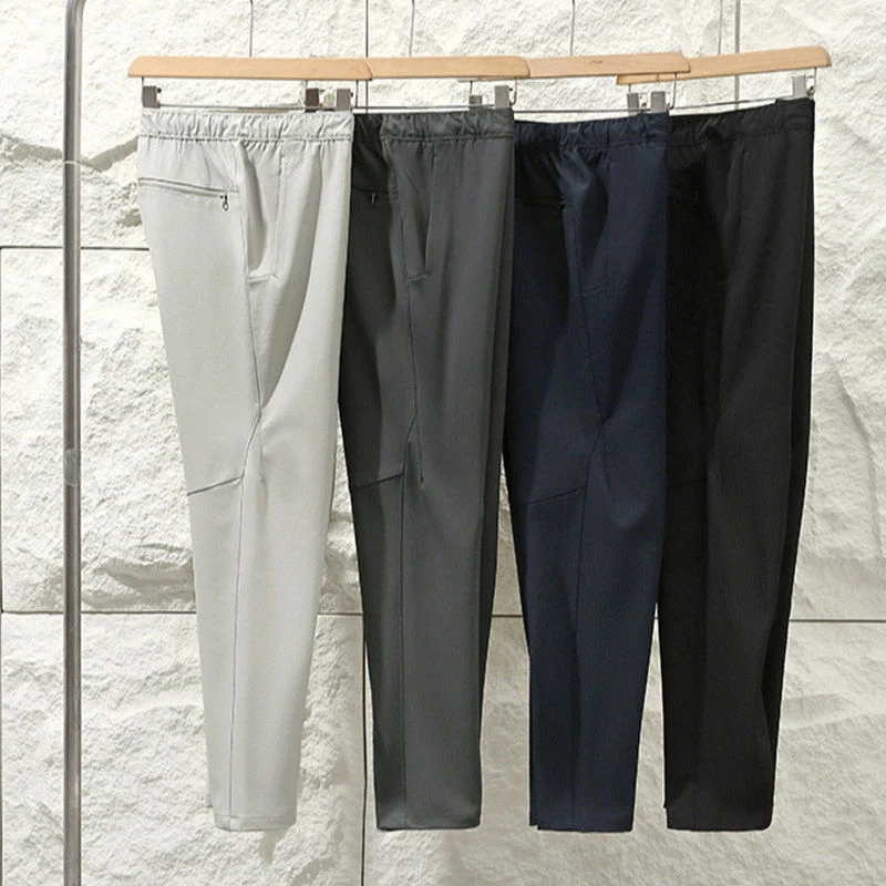 Herren Bequeme Relaxed-Fit Freizeithose Drune