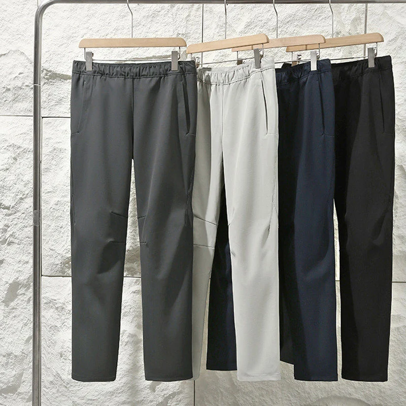 Herren Bequeme Relaxed-Fit Freizeithose Drune
