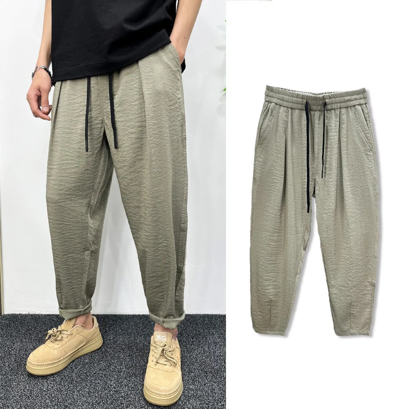 Herren Bequeme Freizeithose mit elastischem Bund Drune