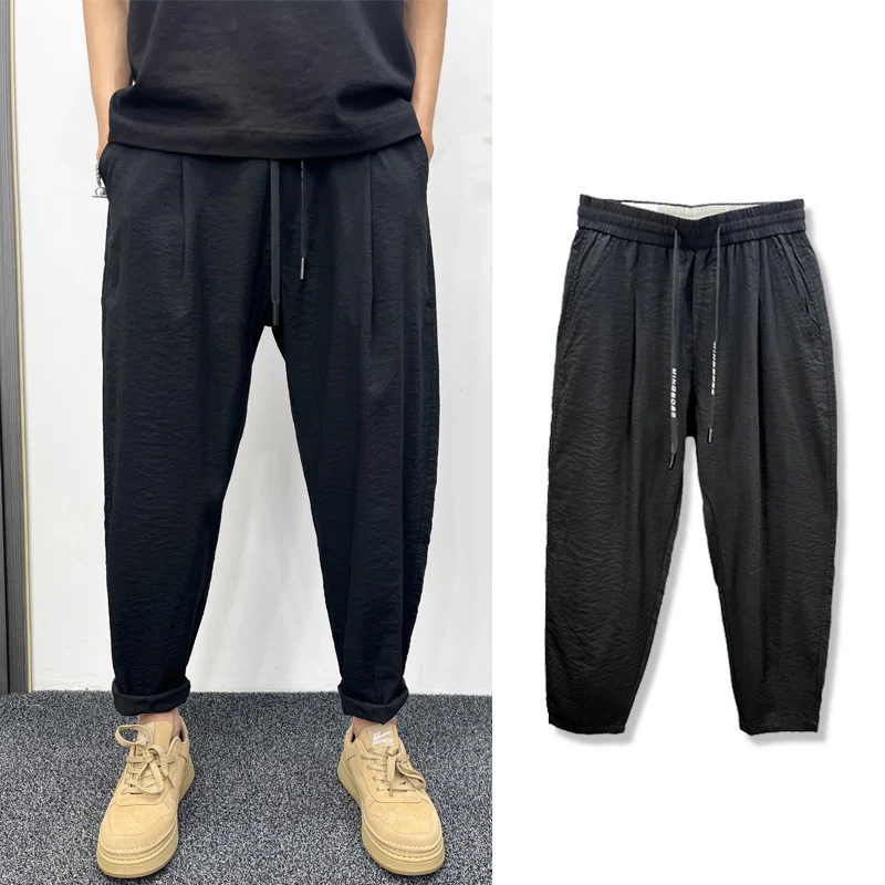 Herren Bequeme Freizeithose mit elastischem Bund Drune