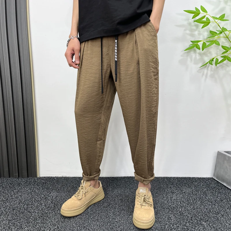 Herren Bequeme Freizeithose mit elastischem Bund Drune