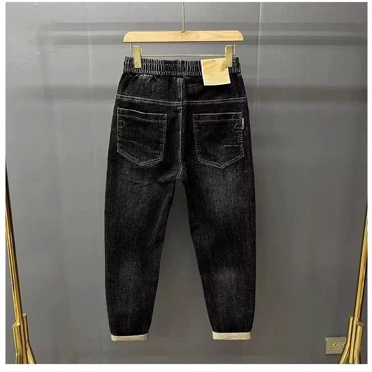 Herren Bequeme Denim Jogginghose Drune