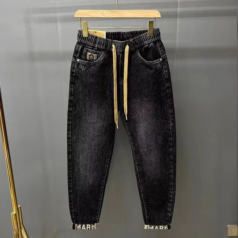 Herren Bequeme Denim Jogginghose Drune
