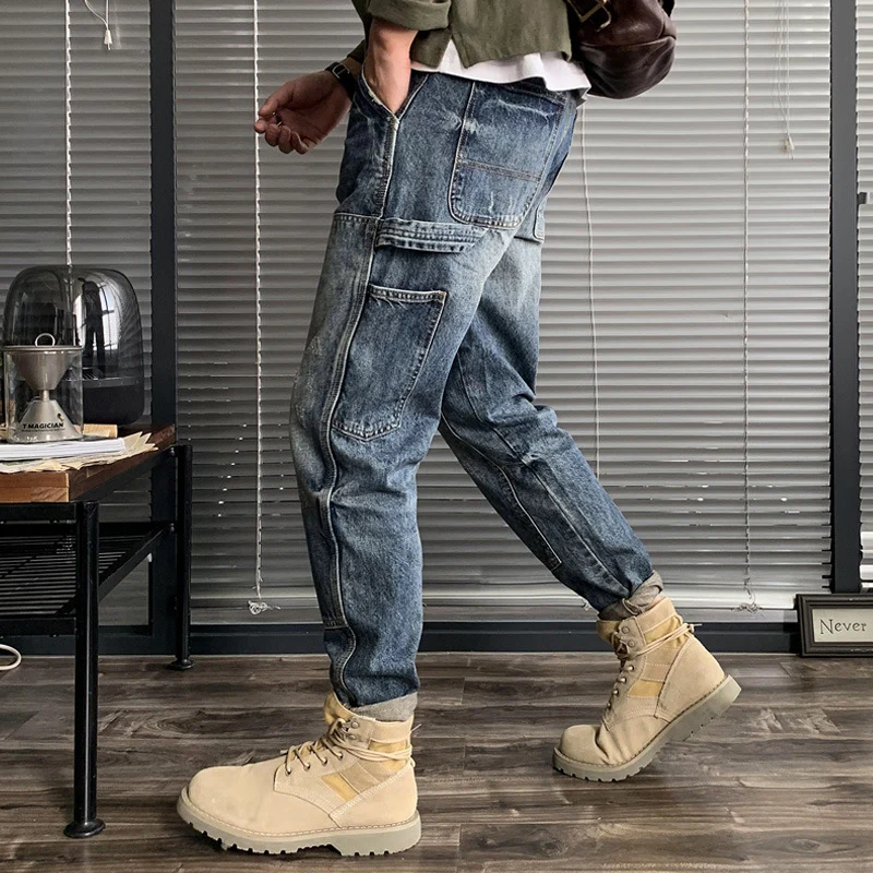 Herren Bequeme Cargo-Jeans im modernen Design Drune
