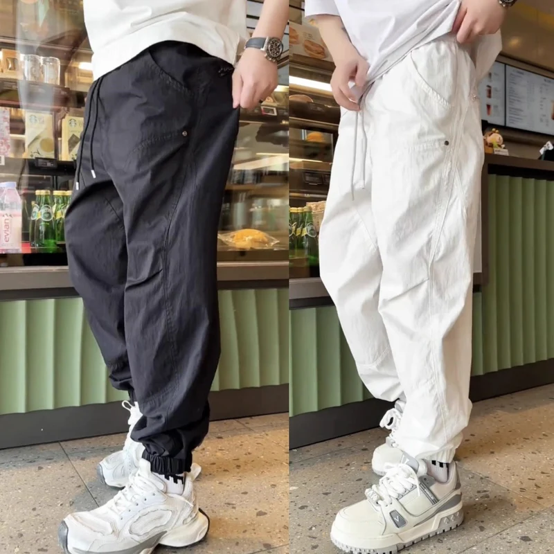 Herren Bequeme Cargo-Hose mit elastischem Bund Drune