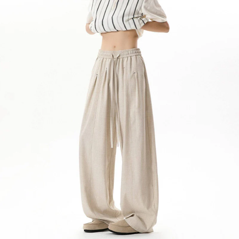 Damen Weitgeschnittene Freizeithose Drune