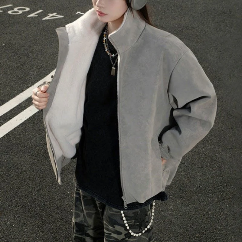 Damen Urbane Oversized-Jacke Drune