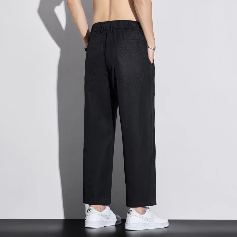 Herren Weitgeschnittene Komfort Stoffhose Drune