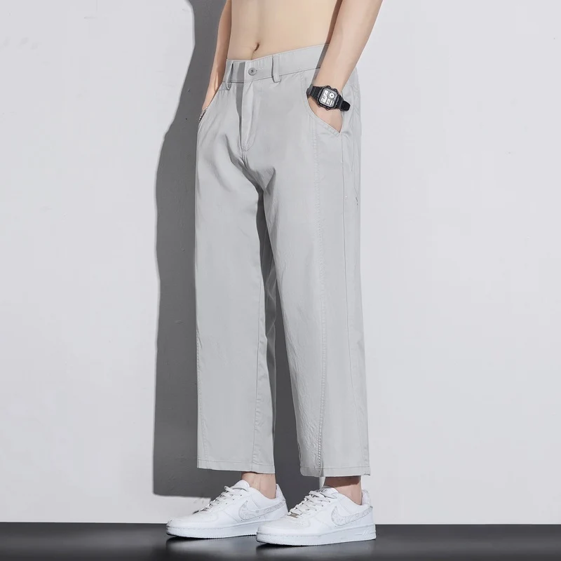 Herren Weitgeschnittene Komfort Stoffhose Drune