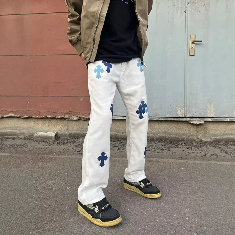 Herren Weitgeschnittene Custom Denim-Jeans Drune