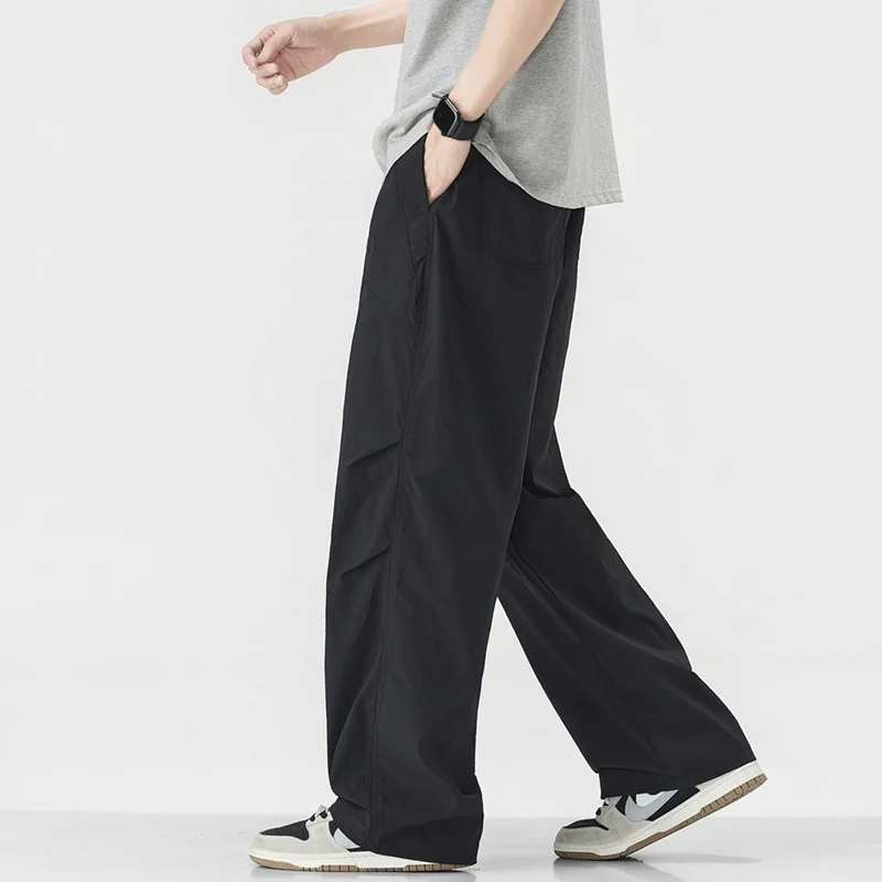 Herren Weit geschnittene Urban Utility-Hose Drune