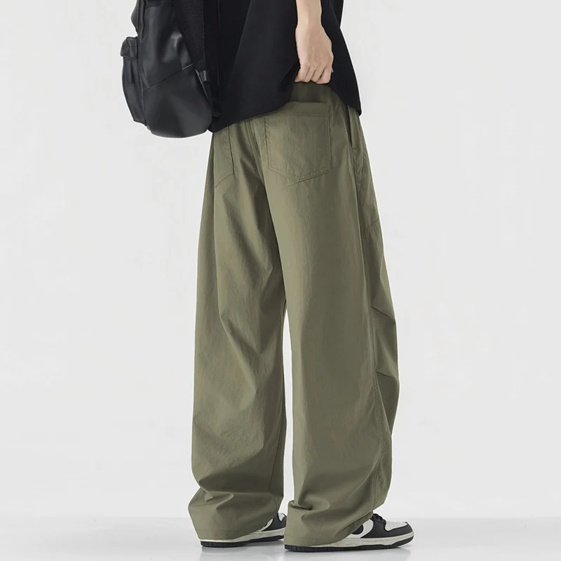 Herren Weit geschnittene Urban Utility-Hose Drune