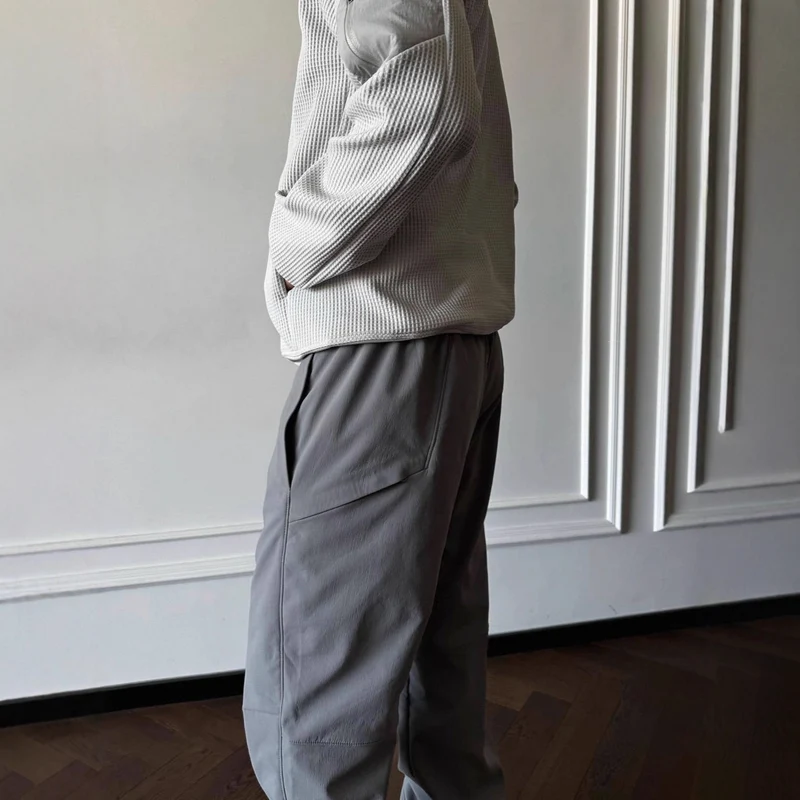 Herren Modische und bequeme Relaxed Fit Freizeit-Hose Drune