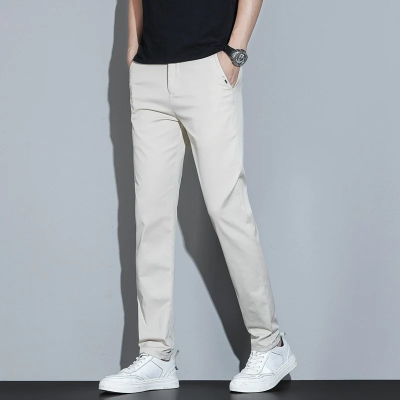 Herren Modische Slim-Fit Stoffhose Drune