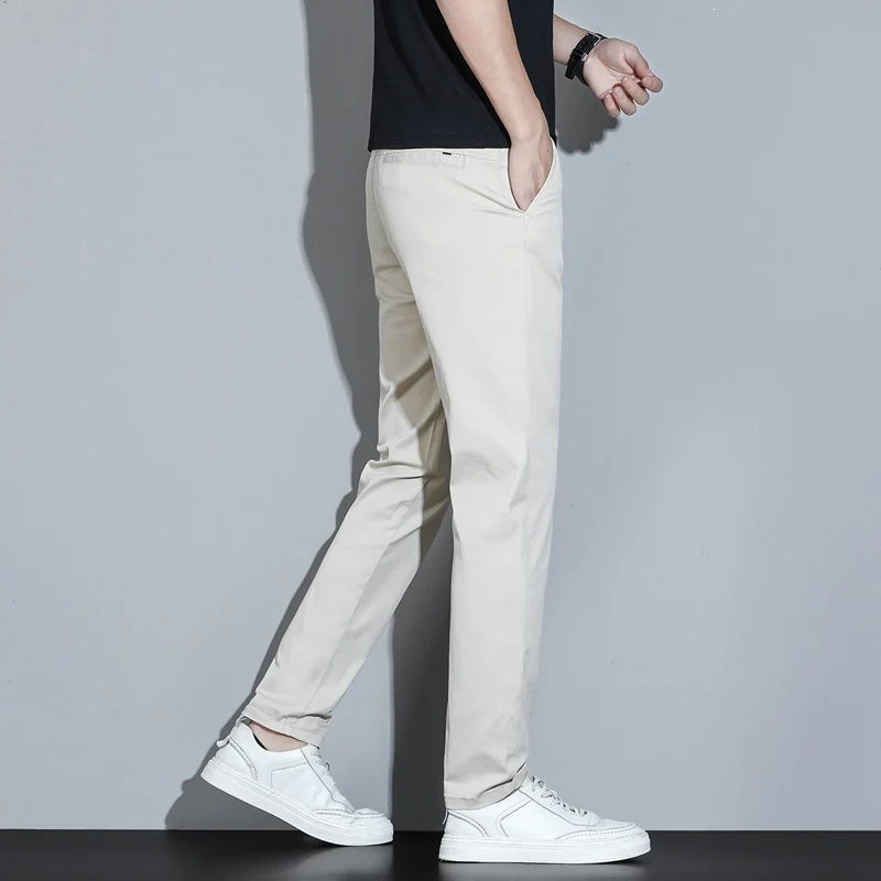 Herren Modische Slim-Fit Stoffhose Drune