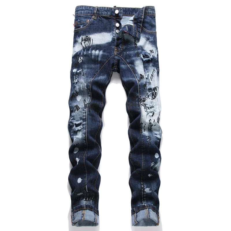 Herren Modische Skinny-Jeans Drune