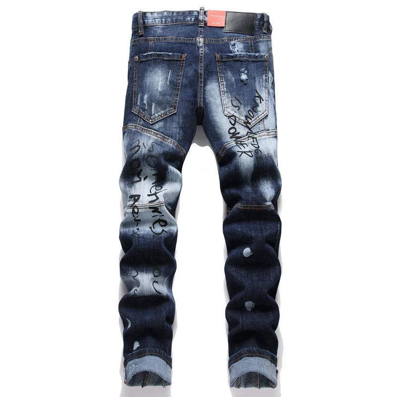 Herren Modische Skinny-Jeans Drune