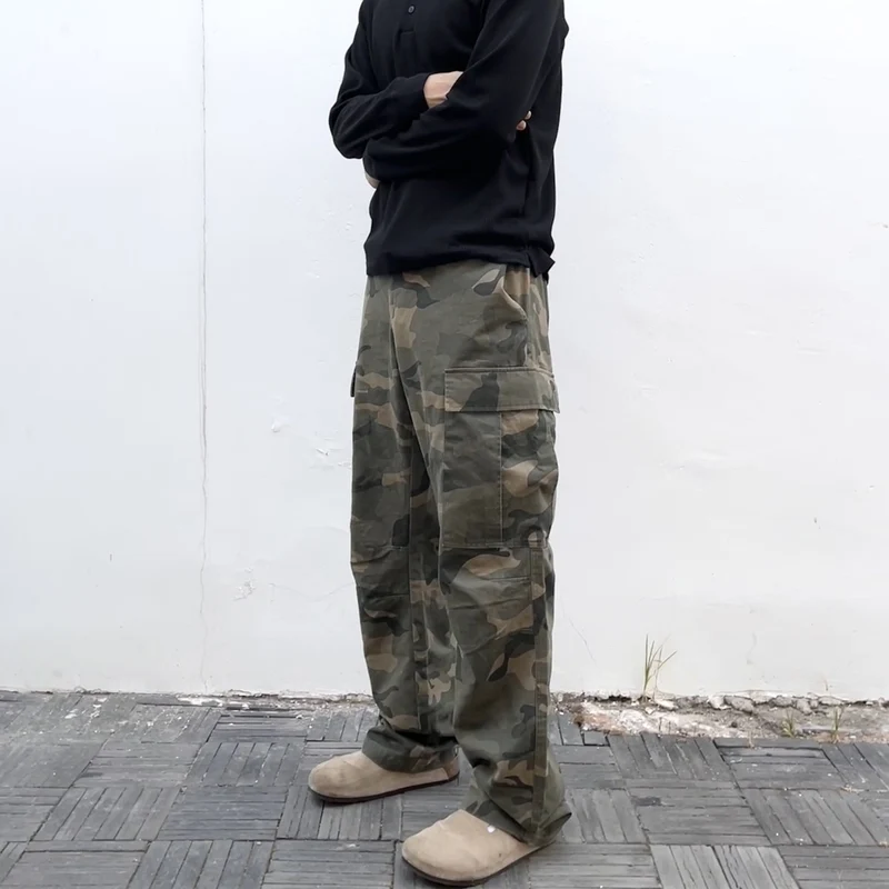Herren Modische Cargohose mit mehreren Taschen Drune