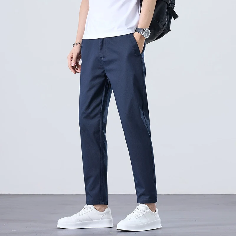Herren Moderne Chino-Hose Drune