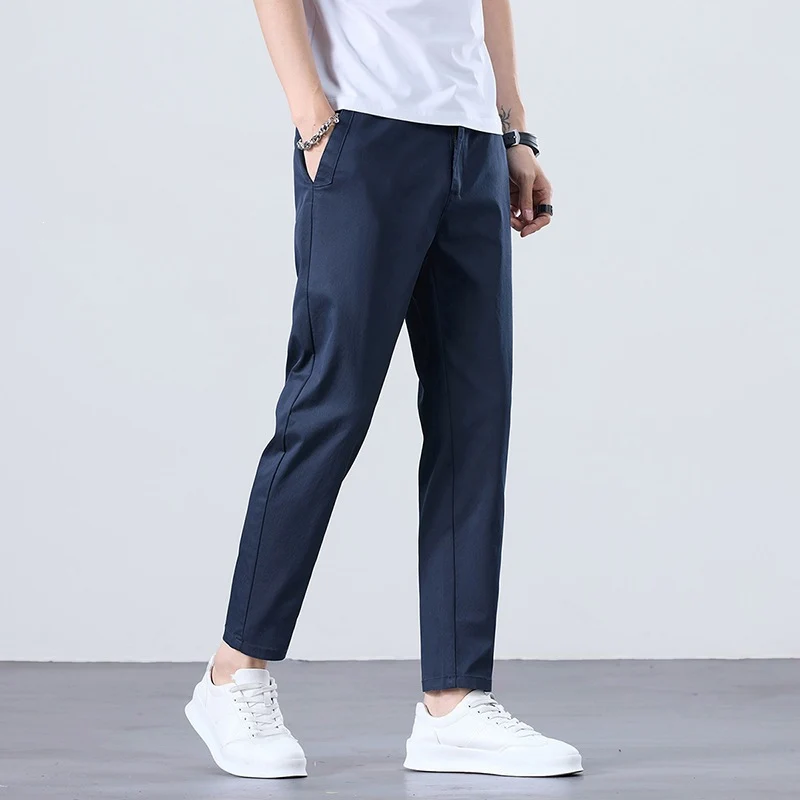 Herren Moderne Chino-Hose Drune