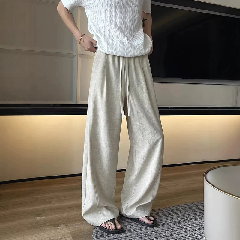 Herren Locker geschnittene Stoffhose Drune