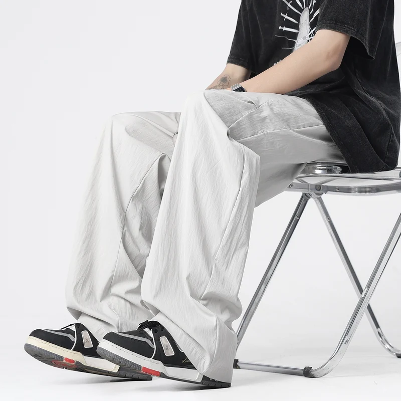Herren Locker geschnittene Freizeit-Hose Drune