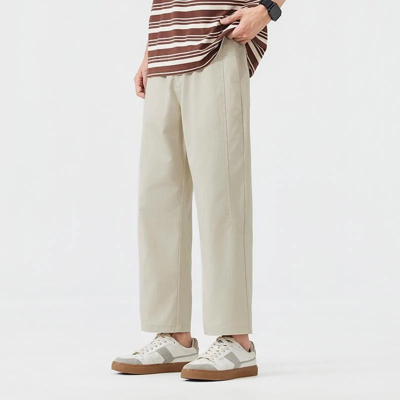 Herren Legere Relaxed Fit Stoffhose Drune