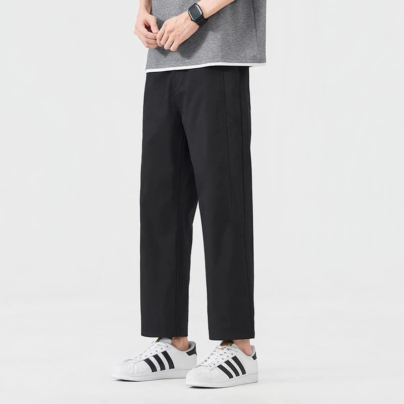 Herren Legere Relaxed Fit Stoffhose Drune