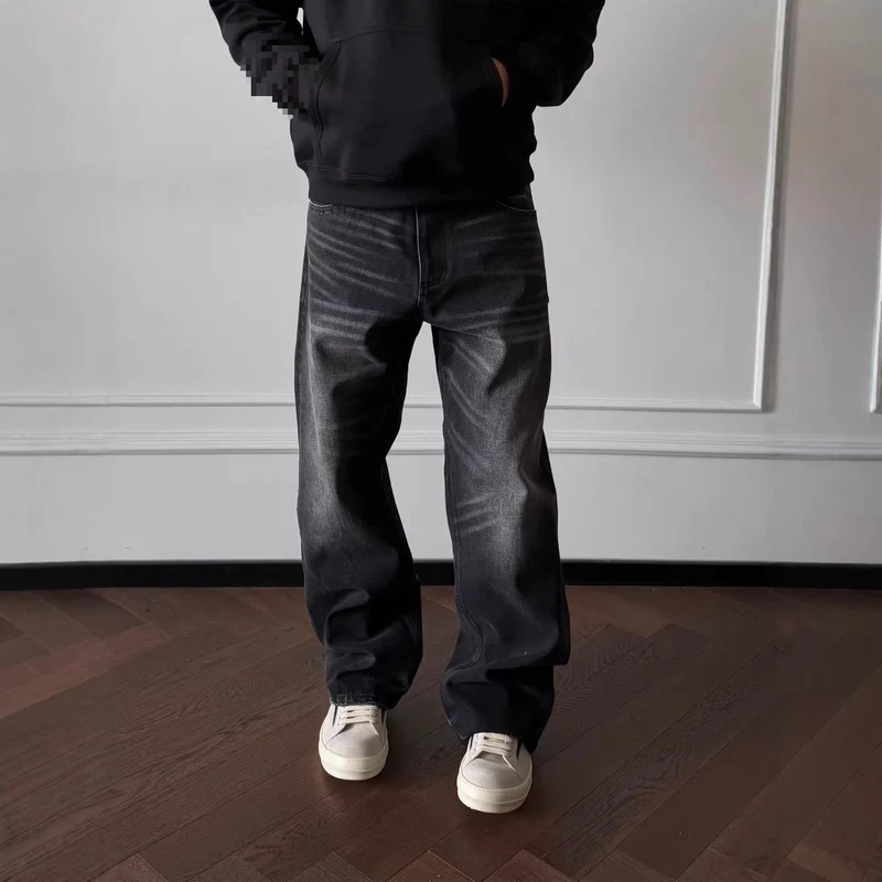 Herren Lässige und weite Denim-Jeans Drune