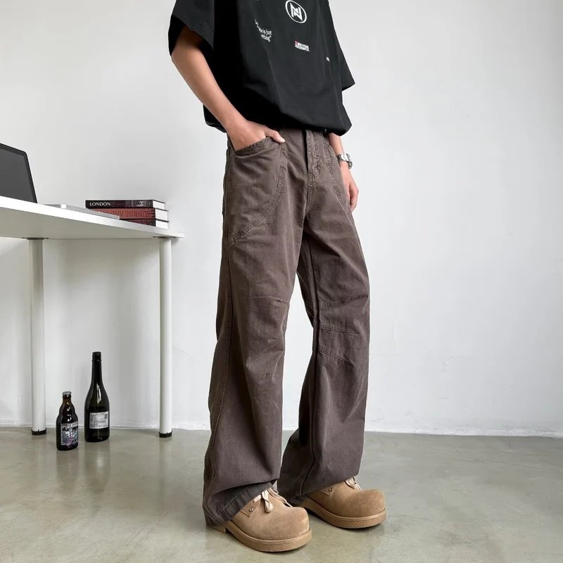 Herren Lässige und bequeme weite Cargo-Hose Drune