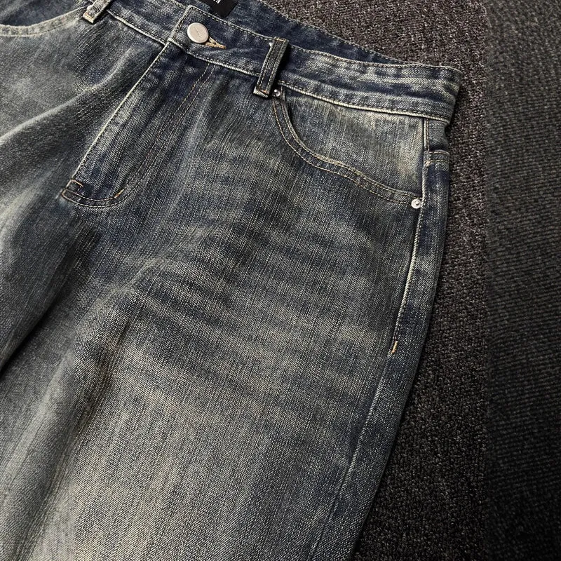 Herren Klassische Denim-Jeans im Vintage-Stil Drune